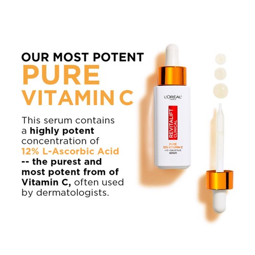 L'Oreal Revitalift Clinical Pure 12% Vitamin C Serum 30ml