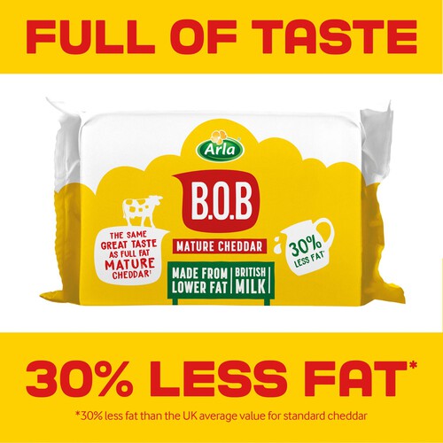 Arla B.O.B Mature Cheddar Cheese