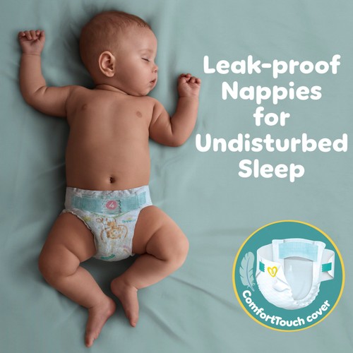 Pampers Baby-Dry Size 8, 27 Nappies, 17kg+, Essential Pack