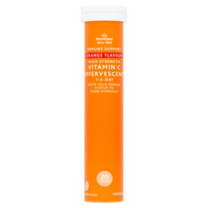 Morrisons Vitamin C & Zinc Effervescents Lemon & Lime Flavour 20s