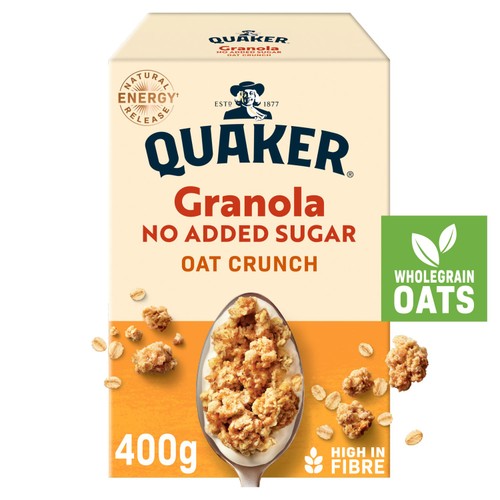 Quaker No Added Sugar Granola 400g