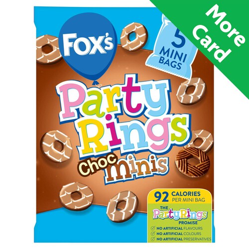 Fox's Biscuits Party Rings Choc Minis 