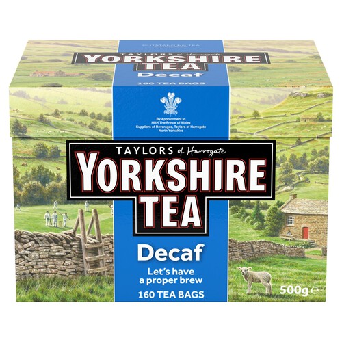 Decaffeinated Yorkshire Tea Bags 160PK