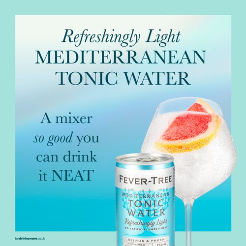 Fever-Tree Refreshingly Light Mediterranean Tonic Water 15 x 150ml