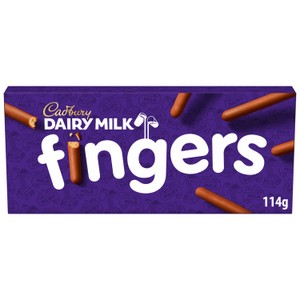 Cadbury Dairy Milk Fingers Milk Chocolate Biscuits