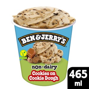 Ben & Jerry's Cookies On Cookie Dough Non Dairy Ice Cream Tub 465ml