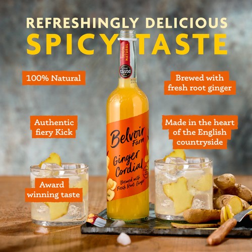 Belvoir Fruit Ginger Cordial 