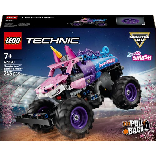 Lego Technic Monster Jam Sparkle Smash Pull-Back 42220