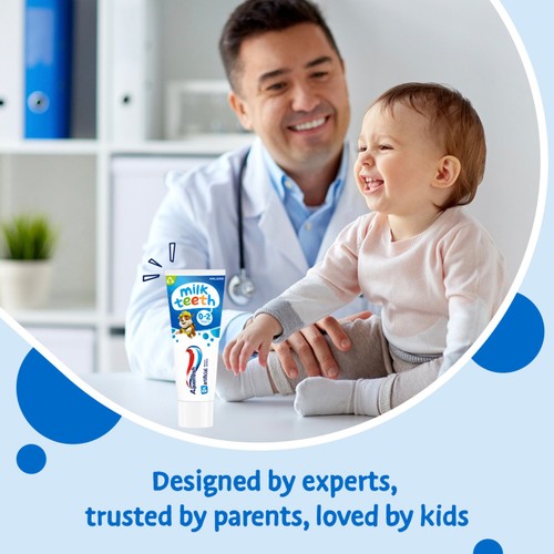 Aquafresh Kids Milk Teeth Toothpaste 0-2 Years, 50ml