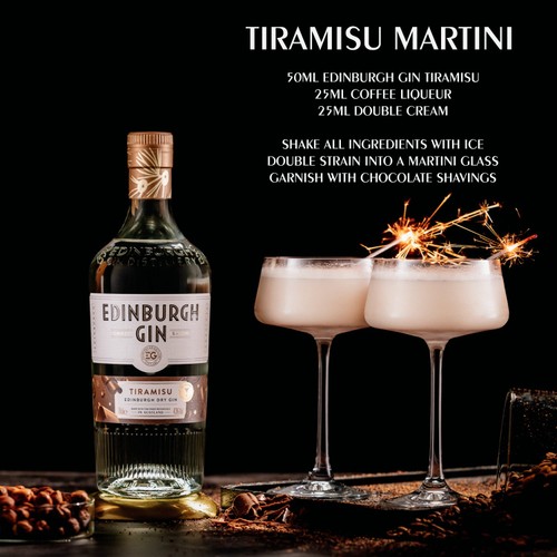 Edinburgh Dry Gin Tiramisu 