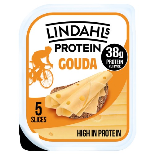 Lindahls protein gouda cheese slices