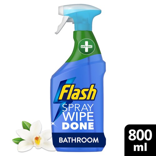 Flash Bathroom Spray Wipe Done Antibacterial