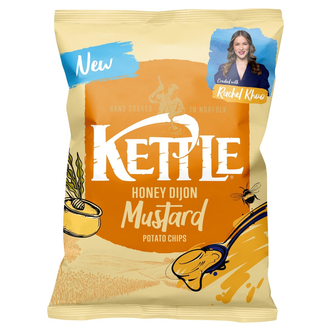 Kettle Honey & Dijon Mustard Crisps 130g