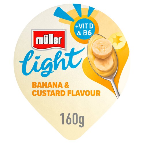 Muller Light Banana and Custard Fat Free Yogurt