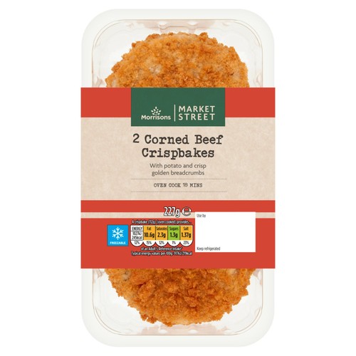 Morrisons Market Street Corned Beef Crispbake 227g