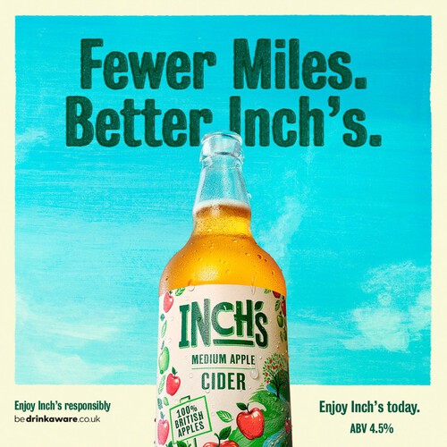 Inch's Medium Apple Cider Bottle