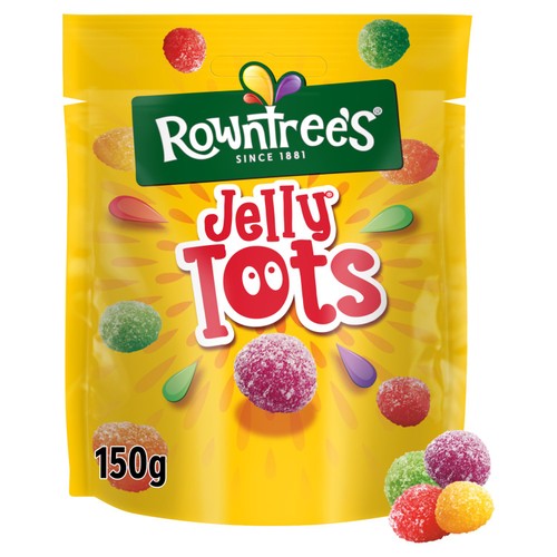 Rowntree's Jelly Tots Sweets Sharing Pouch Vegan 150g