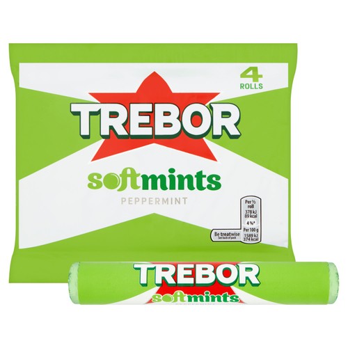 Trebor Softmints Peppermint Mints 4 Pack
