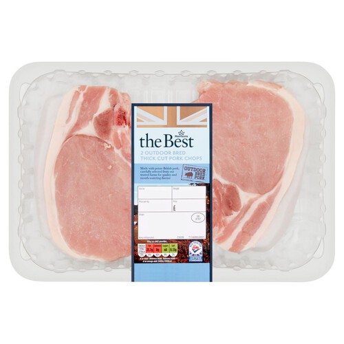 Morrisons The Best British Outdoor Bred Thick Cut Pork Chop