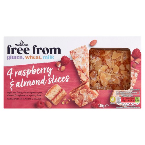 Morrisons Free From Fruity Almond Slices 