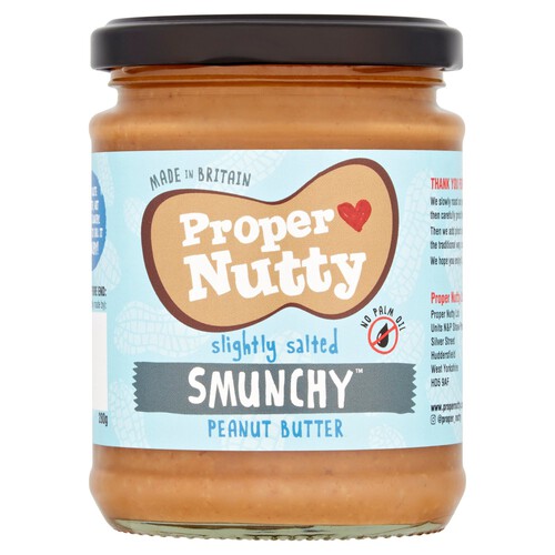 Proper Nutty Peanut Butter Slightly Salted 