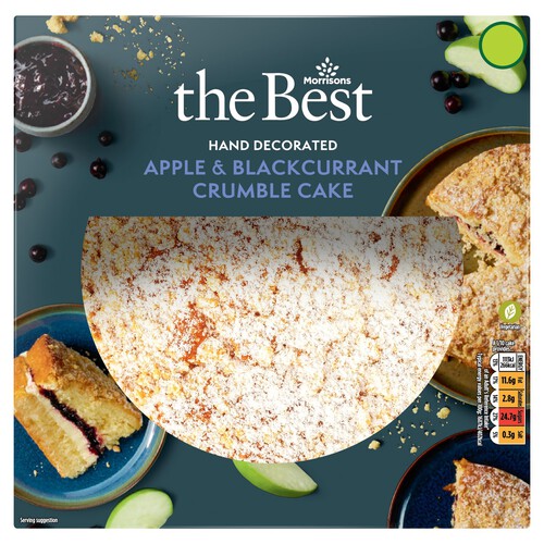 Morrisons The Best Apple & Blackcurrant Crumble Cake