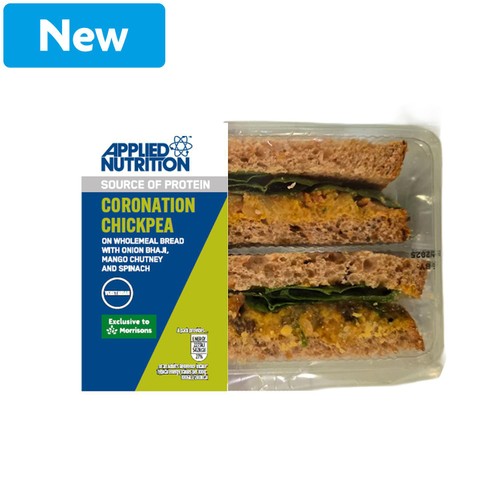 Applied Nutrition High Protein Coronation Chickpea & Onion Bhaji Sandwich