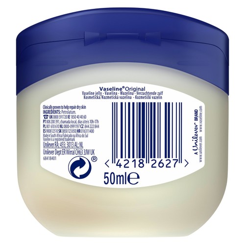 Vaseline Original Petroleum Jelly 50ml