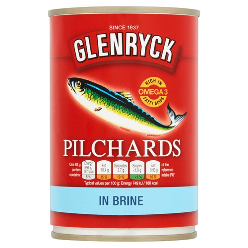 Glenryck Pilchards in Brine (400g)