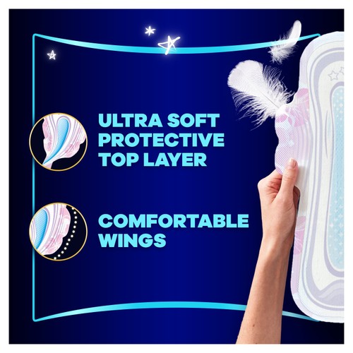 Always Platinum Sanitary Pads Secure Night Extra Size 5