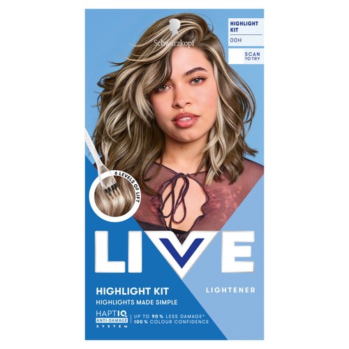 Live Intense Bleach Permanent Hair Dye 00h Highlight Kit