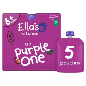 Ella's Kitchen Organic The Purple One Smoothie Multipack Pouch 6+ Months | Morrisons