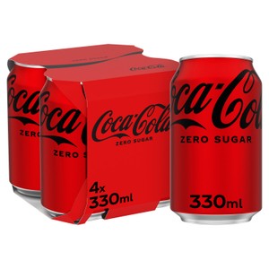 Coca-Cola Zero Sugar Zero Caffeine 4 x 330ml