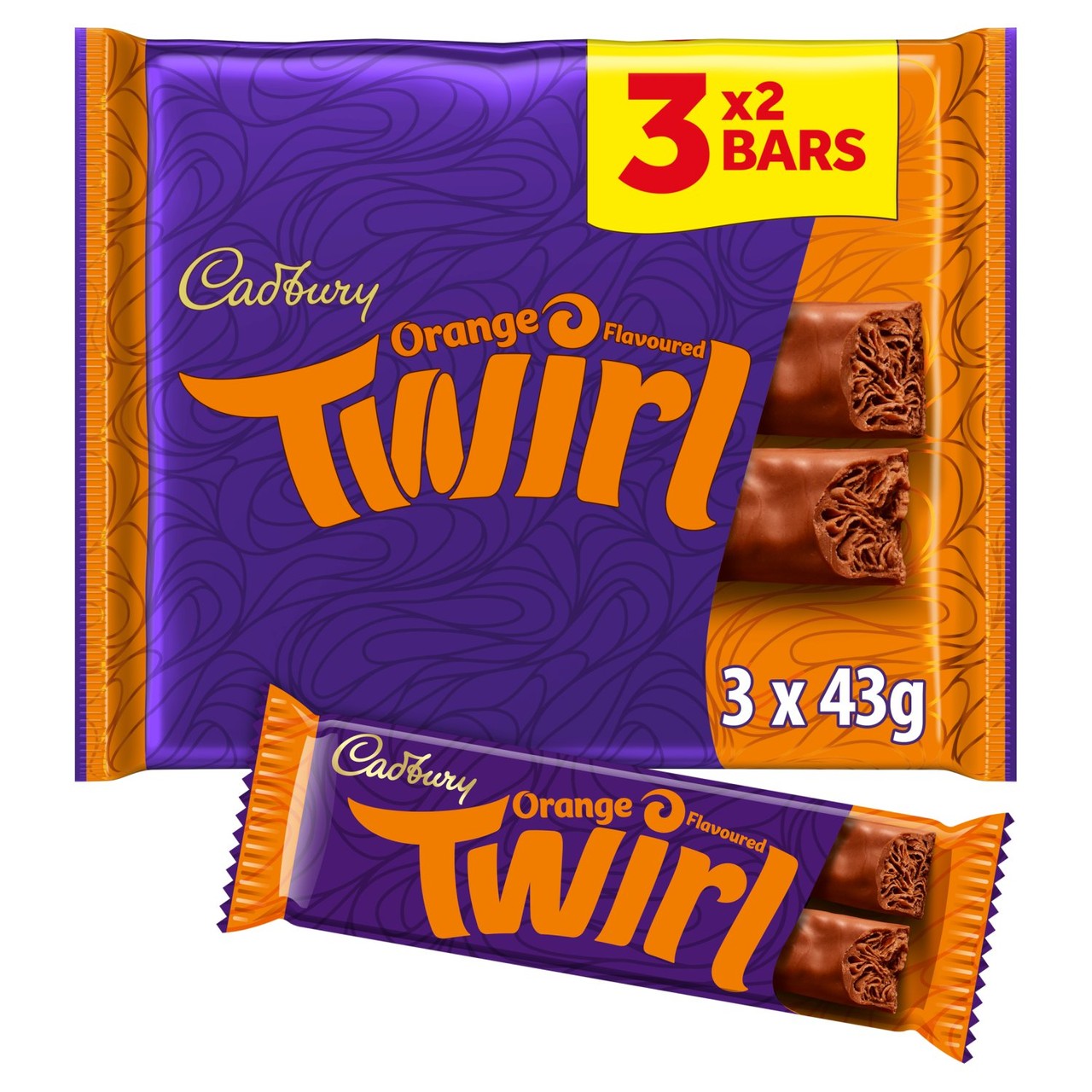 Cadbury Twirl Orange 3x43g