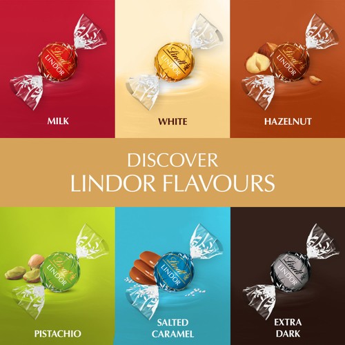 Lindt Lindor Pistachio Chocolate Truffles Box 200g