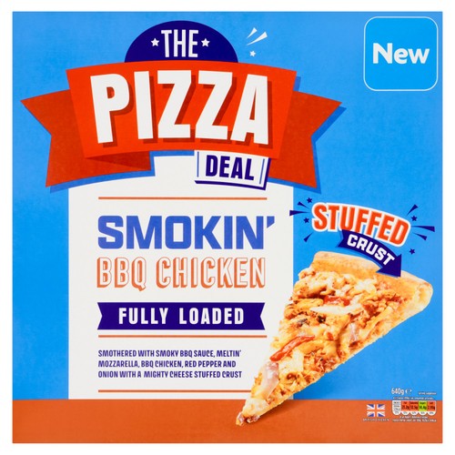 The Pizza Deal Fully Loaded Smokin Bbq Chicken Stuffed Crust