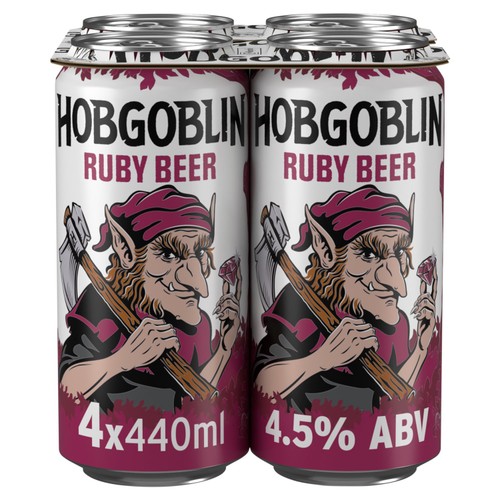 Hobgoblin Ruby Ale Beer Cans