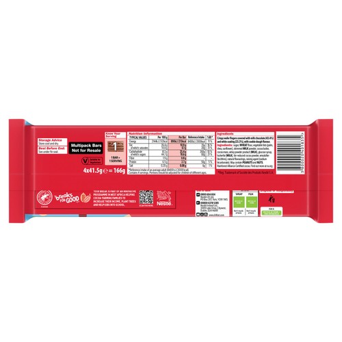 Nestle Kitkat 4 Finger Cookie Dough 4x41.5g