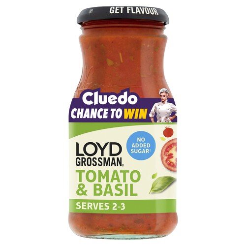 Loyd Grossman Tomato & Basil No Added Sugar