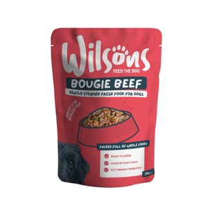 Wilsons Bougie Beef Fresh Dog Food Pouch