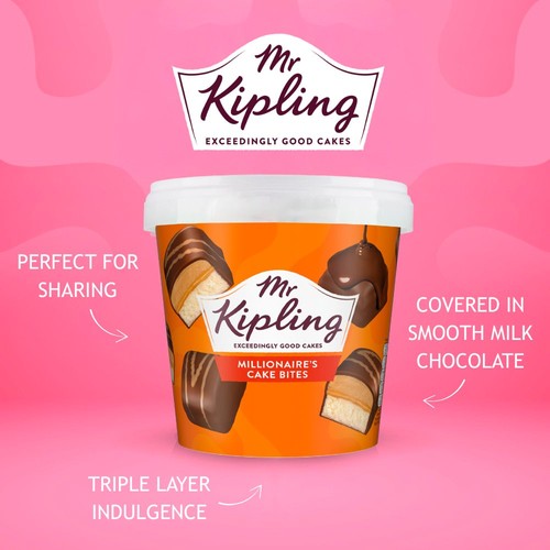 Mr Kipling Millionaires Cake Bites 220g