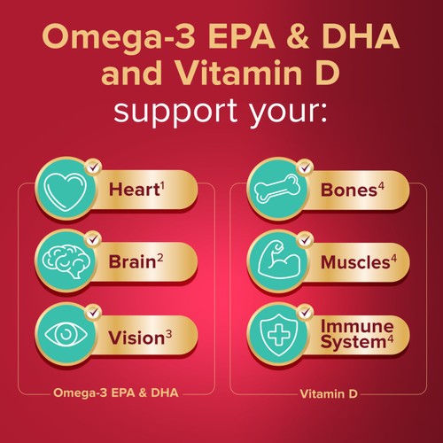 Seven Seas Omega-3 Fish Oil Extra Strength With Vitamin D Capsules