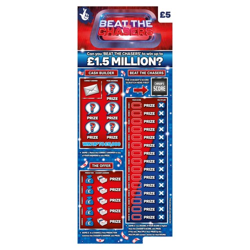 (SC) Beat The Chasers Scratch Card