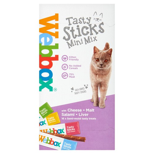 Webbox Cat Tasty Sticks Mini Variety Pack