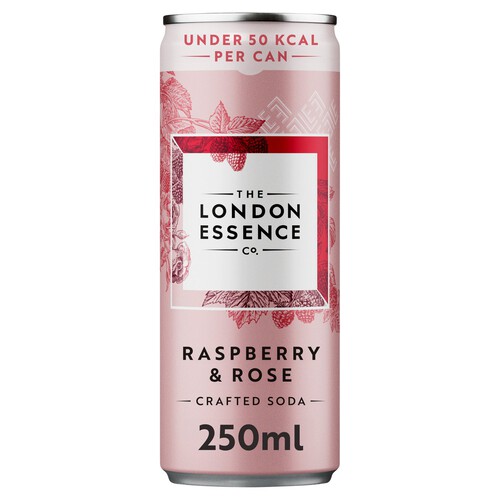 London Essence Crafted Soda Raspberry & Rose 