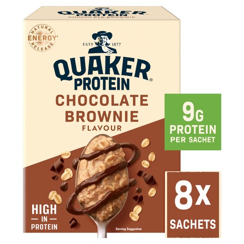Quaker Oat So Simple Protein Chocolate Brownie 8x44g Sachets