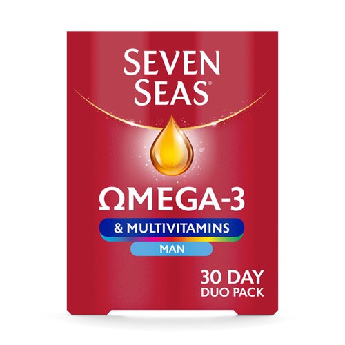 Seven Seas Omega-3 & Multivitamins Man 30 Day Pack