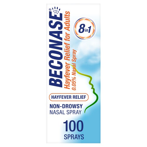 Beconase Hayfever Relief Nasal Spray - Non-drowsy - 100 Sprays