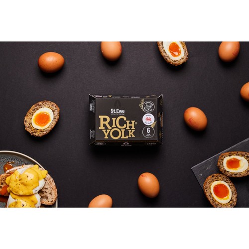 St.Ewe Rich Yolk 6 Free-Range Eggs Large
