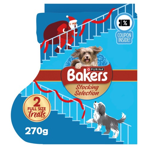 Bakers Dog Treats Christmas Stocking 270G